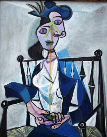 Sitting Woman - Femme assise by Pablo Picasso