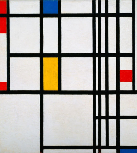 Piet Mondrian  - Composition In Red Blue And Yellow 1937-42 - Canvas Prints