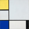 Mondrian, Composition With Yellow, Blue, And Blck - Art Prints