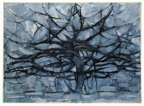 The Gray Tree - Large Art Prints by Piet Mondrian