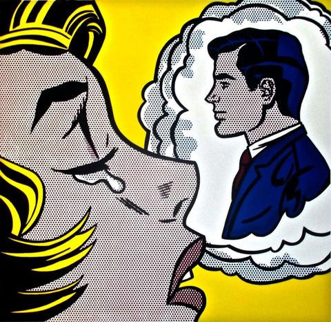 Thinking of Him by Roy Lichtenstein