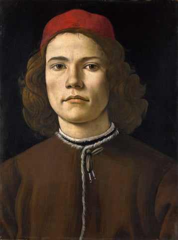Portrait of a Young Man - Life Size Posters by Sandro Botticelli