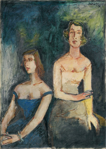 Portrait of Two Sisters - Art Prints