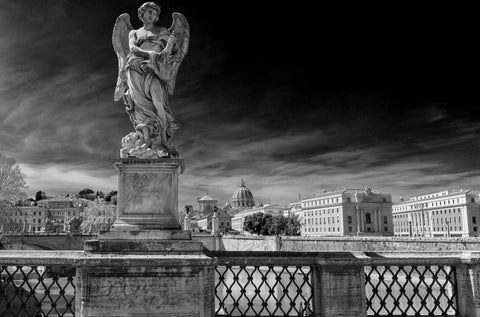 Rome - Saint Angel Bridge - Posters by Giordano Aita