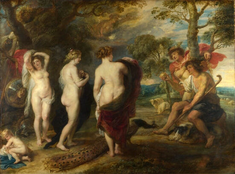 The Judgement of Paris (c1636) - Posters by Peter Paul Rubens