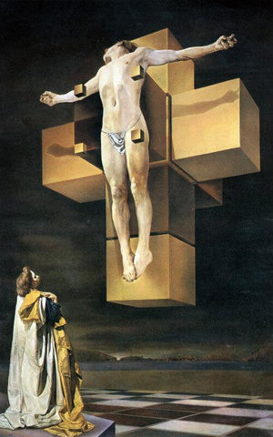 Crucifixion (Corpus Hypercubus), 1954 By Salvador Dali - Posters