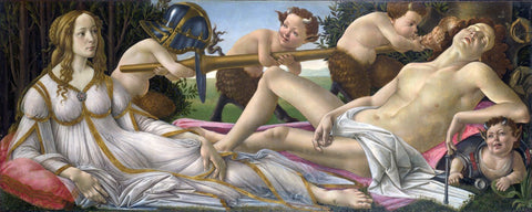 Venus And Mars - Art Prints by Sandro Boticelli