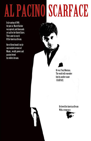 Movie Poster - Scarface - Fan Art - Hollywood Collection - Posters by Brooke