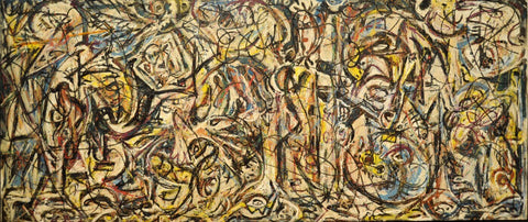 There Were Seven In Eight - Large Art Prints by Jackson Pollock