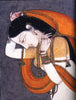 Indian Miniature Paintings - Shakuntala - Wind Of Love - Large Art Prints