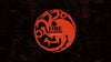 Art from Game of Thrones - House Targaryen Poster  - Canvas Prints