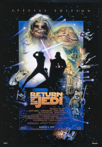 Return Of The Jedi - II - Large Art Prints by Sam