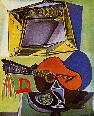 Still Life with Guitar - Art Prints