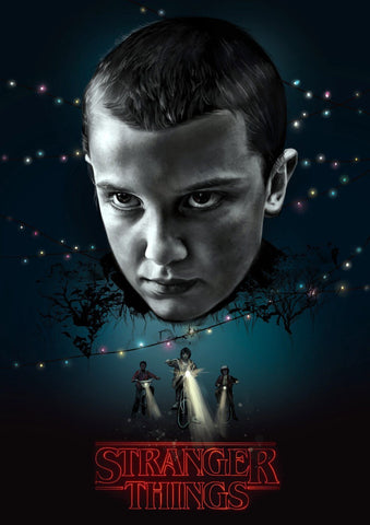 Stranger Things - Night - Life Size Posters by George Keith