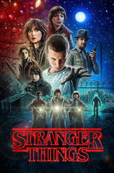 Stranger Things - Hawkins Power and Light - Large Art Prints