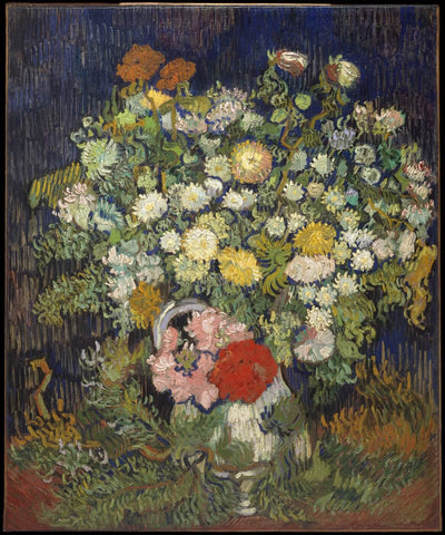Summer Flowers - Canvas Prints by Van Gogh
