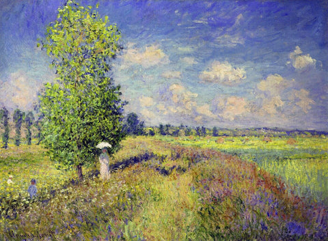 The Summer Poppy Field by Claude Monet
