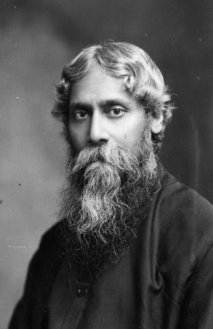 Young Rabindranath Tagore - Canvas Prints by Megaduta Sharma