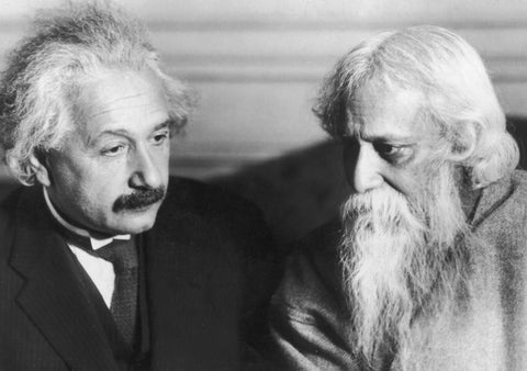 Einstein And Tagore - Large Art Prints