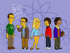 The Simpsons - The Big Bang Theory - TV Crossovers - Art Prints
