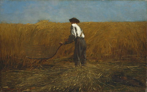 The Veteran in a new field - Canvas Prints by Winslow Homer