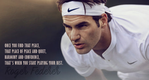 Spirit Of Sports - Find That Peace - Roger Federer - Legend Of Tennis by Christopher Noel