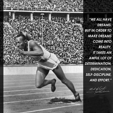 Jesse Owens - Life Size Posters by Sina Irani