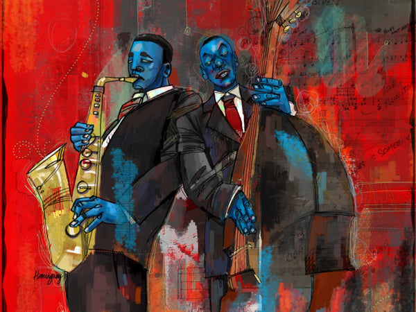 Trane Of Thought - Large Art Prints