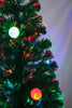 4 Feet Tall, Premium Quality Imported Christmas Tree with Fiber Optic / LED Light Up Christmas Tree with Light Settings and Stand
