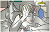 Thinking Nude - Canvas Prints