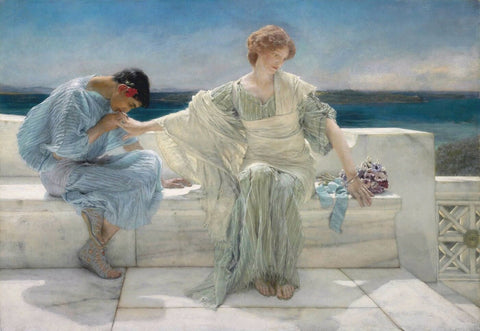 Ask Me No More - Large Art Prints by Lawrence Alma Tadema