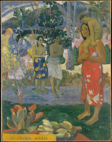 Ia Orana Maria (Hail Mary) - Posters by Paul Gauguin