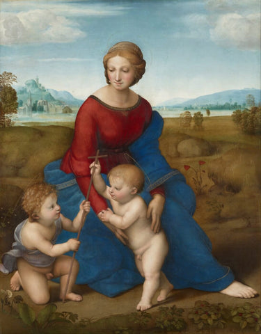 Madonna Del Prato - Large Art Prints by Raphael