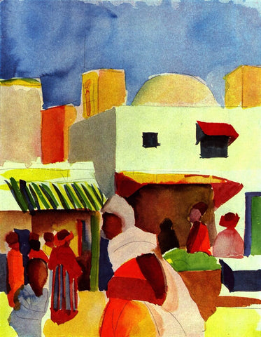 Market In Algiers Kit - Art Prints
