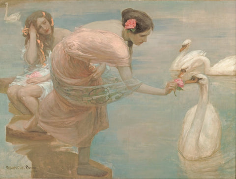 A summer morning - Canvas Prints by Rupert Bunny