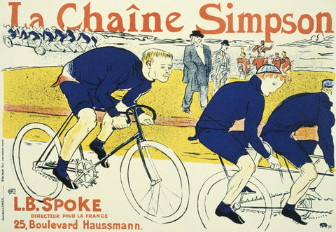 La Chaine Simpson - Art Prints by Henri De Toulouse