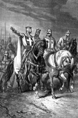 King Richard I (The Lionheart) - Canvas Prints