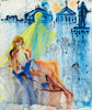 Ulysses Traverse Invisible Piazza Feaci, 1970 (Ulises Atraviesa La Invisible Piazza Feaci, 1970) – Salvador Dali Painting – Surrealist Art - Art Prints