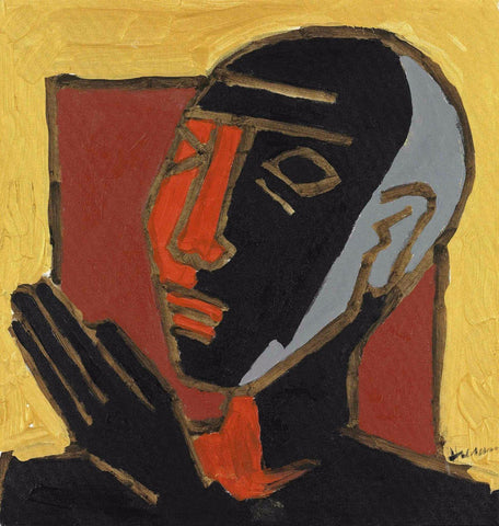 A Man by M F Husain