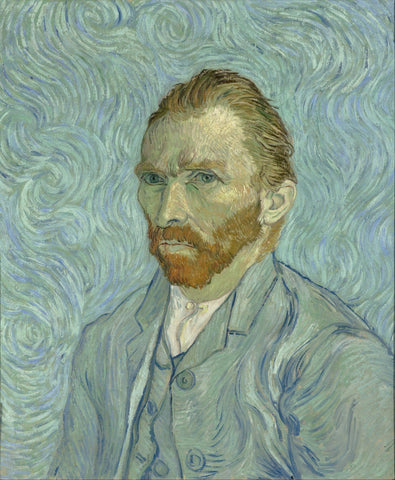 Van Gogh - Self Portrait - I - Posters by Vincent Van Gogh