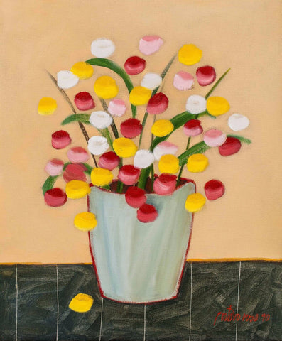 Vaso com flor - Vase with flower - Framed Prints by Gustavo Rosa