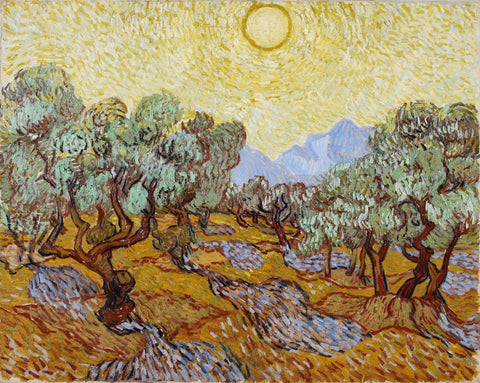 Vincent van gogh - Olive trees 3 - Posters by Vincent Van Gogh