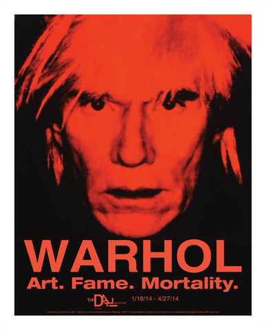 Self-Portrait (Art, Fame and Mortality) - Andy Warhol - Pop Art - Framed Prints