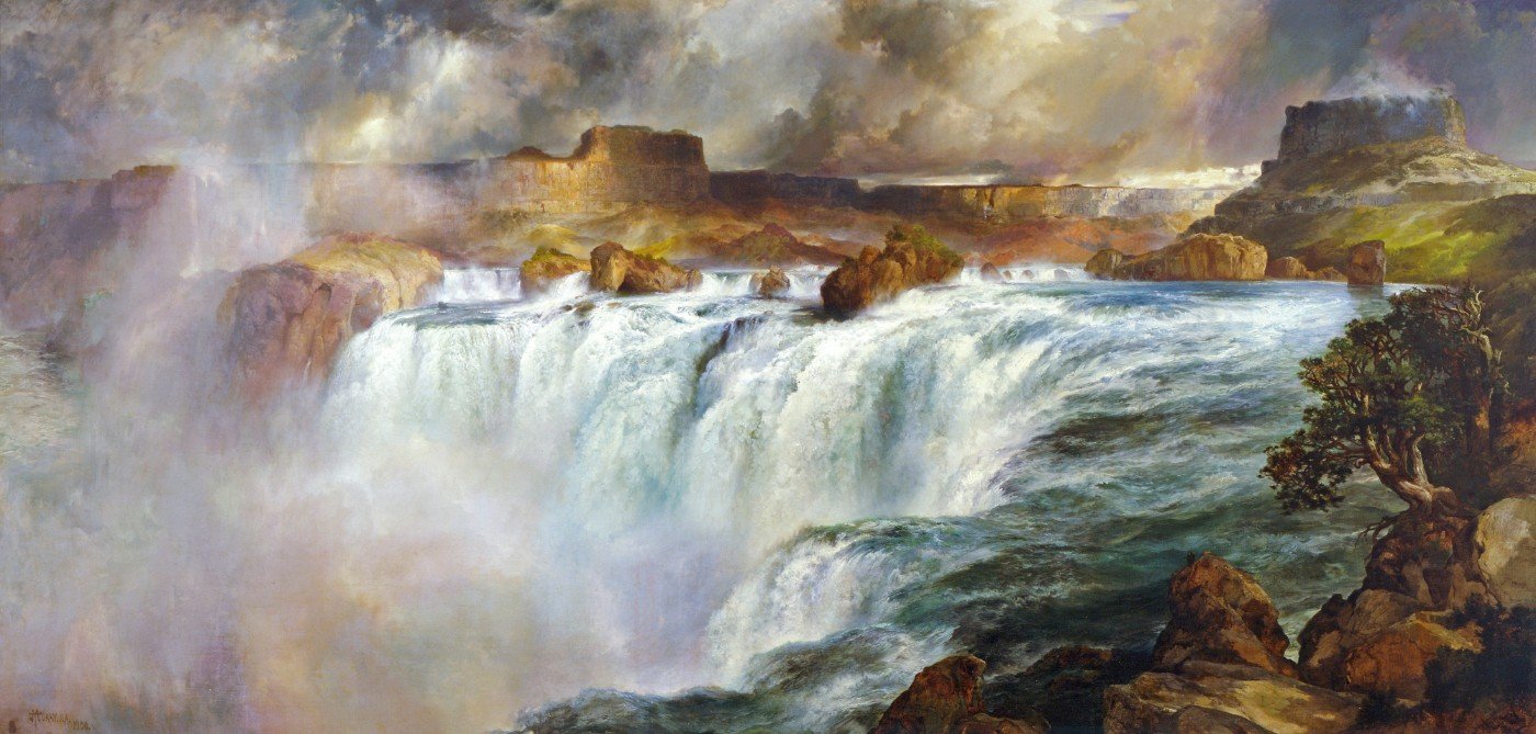 Shoshone Falls on the Snake River - Large Art Prints by