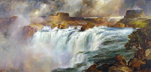 Shoshone Falls on the Snake River by Thomas Moran