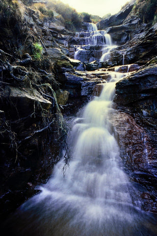 Bronte Waterfall - Canvas Prints by Janet Simmons
