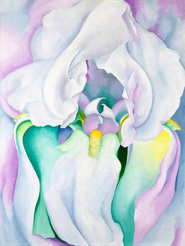 White Iris - Okeefee - Large Art Prints by Georgia OKeeffe