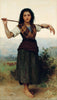 The Shepherdess (La bergère) – Adolphe-William Bouguereau Painting - Posters