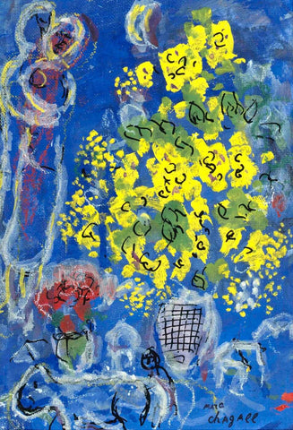 The Yellow Bouquet - Art Prints by Marc Chagall